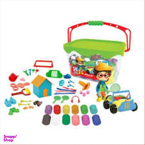 خمیربازی 14 رنگ سطلی آریا (Arya) مدل کیا کوچولو کد 1026