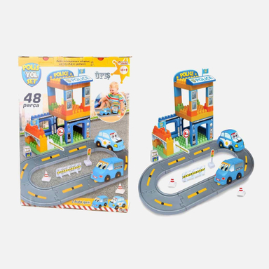 خلاقیت پلی دد (Dede) مدل ست پایگاه پلیس 48 قطعه