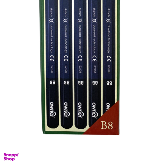 مداد طراحی اونر (Owner) مدل B8 کد 122108 رنگ مشکی