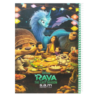 دفتر مشق 100 برگ سم (s.a.m) مدل RAYA-5267 کد 126607 رنگ چند رنگ