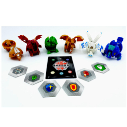 اسباب بازی سحرآمیز دنیای سرگرمی های کمیاب مدل توپ تبدیل شونده باکوگان مجموعه 6 عددی