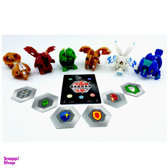 اسباب بازی سحرآمیز دنیای سرگرمی های کمیاب مدل توپ تبدیل شونده باکوگان مجموعه 6 عددی