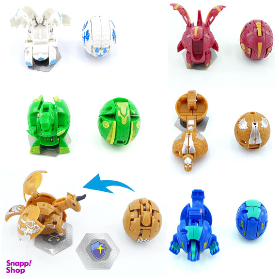 اسباب بازی سحرآمیز دنیای سرگرمی های کمیاب مدل توپ تبدیل شونده باکوگان مجموعه 6 عددی