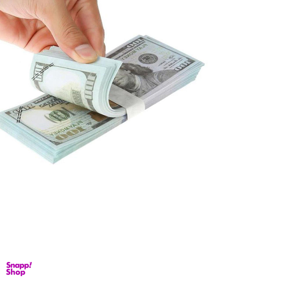 ابزار شوخی دنیای سرگرمی های کمیاب مدل اسکناس طرح 100 دلاری بسته 100 عددی