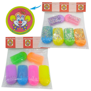 ژل بازی دنیای سرگرمی های کمیاب مدل بستنی کد DSK-NE.KH بسته 12 عددی
