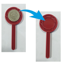 ابزار شعبده بازی دنیای سرگرمی های کمیاب طرح راکت سکه غیب کن مدل DSK3240