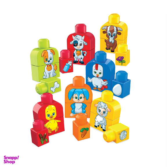 متل (Mattel) فیشر پرایس مگا بلاکس 40 قطعه حیوانات