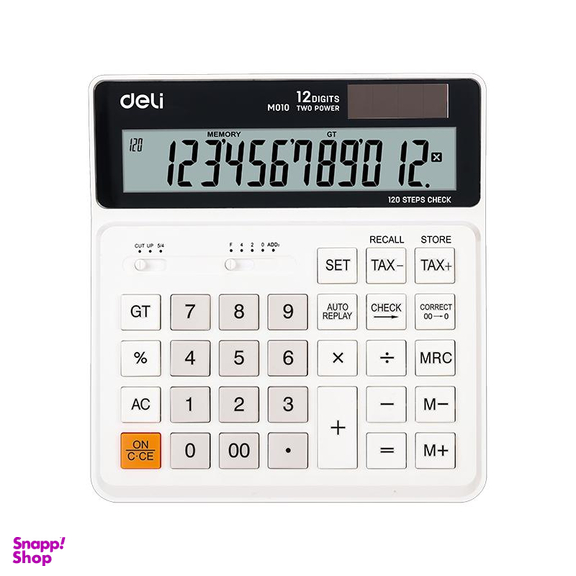 ماشین حساب دلی (Deli) 12رقم EM01010