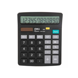 ماشین حساب دلی (Deli) رومیزی 12رقم W837