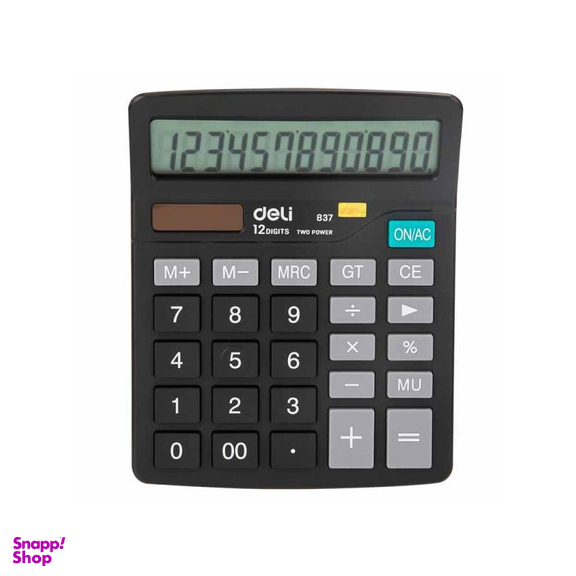 ماشین حساب دلی (Deli) رومیزی 12رقم W837