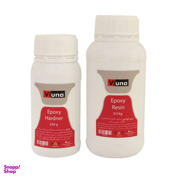 رزین اپوکسی دوجزیی ویونا (Viona) حجم 750 میل(500میل رزین+250میل هاردنر)