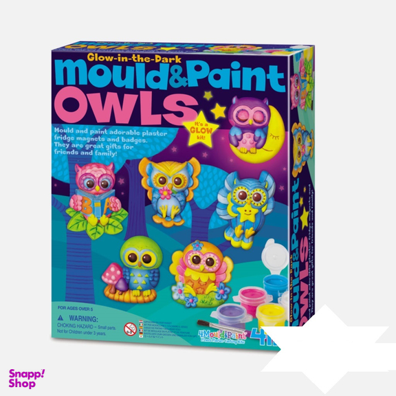 کیت قالب گیری و رنگ آمیزی 4 ام (4M) مدل جغد سری قالب سازی