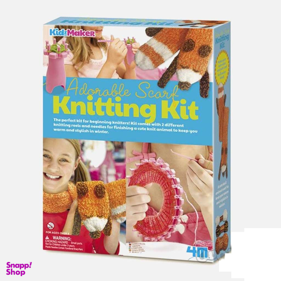 کاردستی دخترانه بافتنی شال گردن روباه 4 ام (4M) کد4722