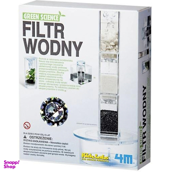 کیت آزمایشگاه علوم تصفیه آب سازگار با محیط زیست 4 ام (4M) کد3281