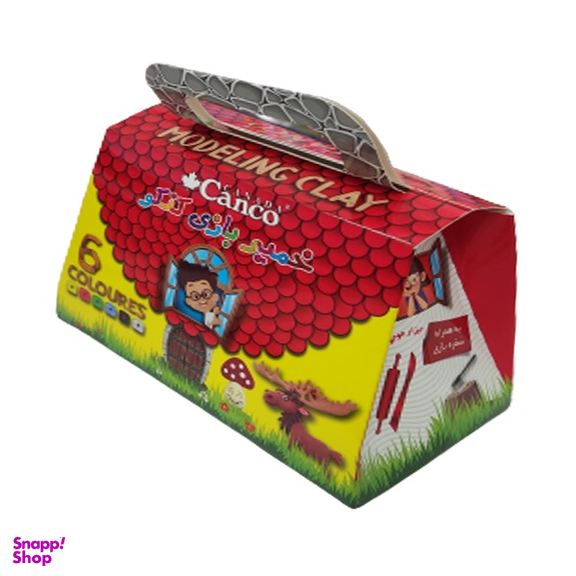 خمیر بازی کنکو مدل کیف و کلبه 6 رنگ