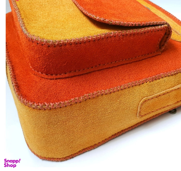 کیف دوشی دست دوز چرم کد 1