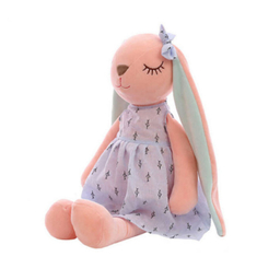 عروسک خرگوش آنجل 40 سانتی در رنگ آبی