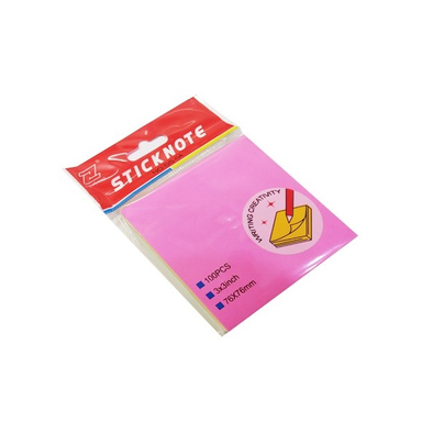 کاغذ یادداشت چسب دار پست ایت 7.5 در 7.5 سانتی متر بسته 100 برگی 5 رنگ