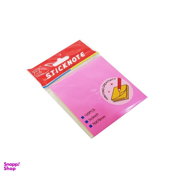 کاغذ یادداشت چسب دار پست ایت 7.5 در 7.5 سانتی متر بسته 100 برگی 5 رنگ