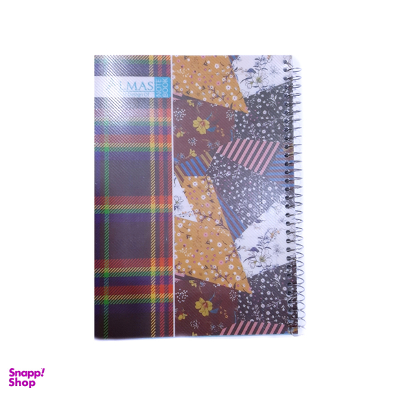 دفتر سیمی 100 برگ الماس طرح چهل تکه