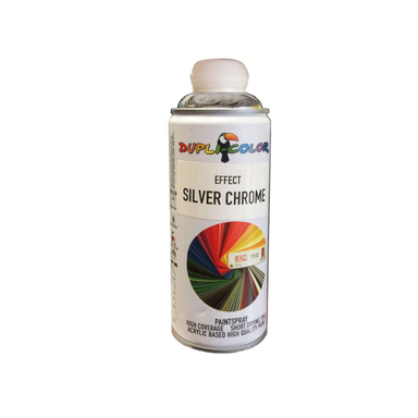 اسپری رنگ دوپلی کالر (Dupli Color) کروم نقره ای SILVER CHROME EFFECT