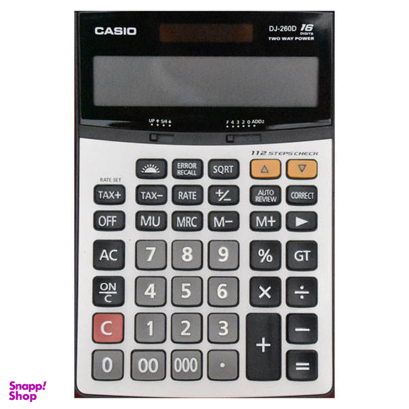 ماشین حساب کاسیو (Casio) مدل DJ 260D