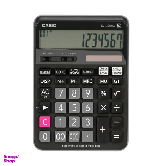 ماشین حساب کاسیو (Casio) مدل DJ120 Plus