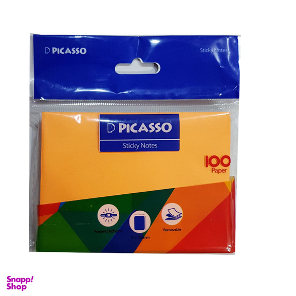 کاغذ یادداشت چسب دار (پست ایت) پیکاسو (Picosso) سایز 75 در 125 میلی متر