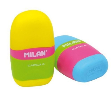 تراش و پاک کن میلان (Milan) مدل کپسول