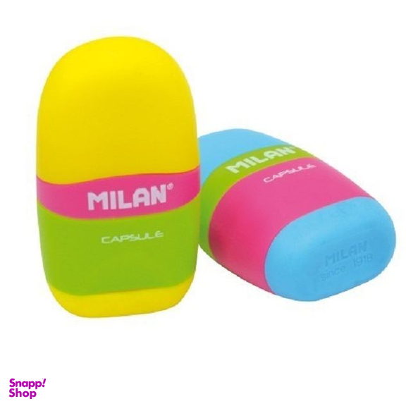 تراش و پاک کن میلان (Milan) مدل کپسول
