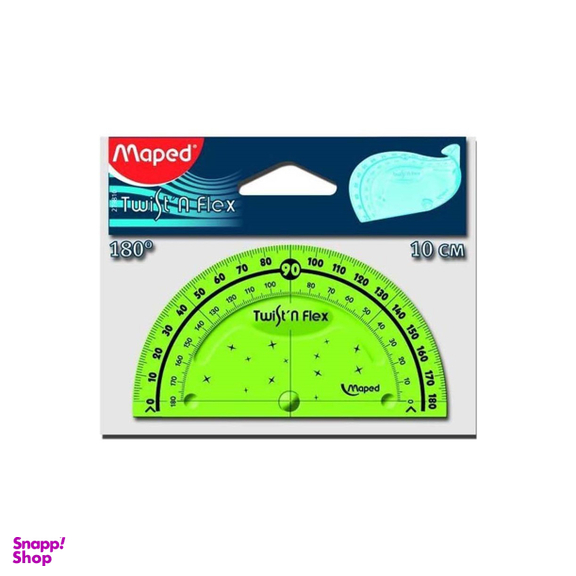 نقاله ژله ای مپد (Maped) 10 سانتی متر مدل Twistn Flexتویستن فلکس