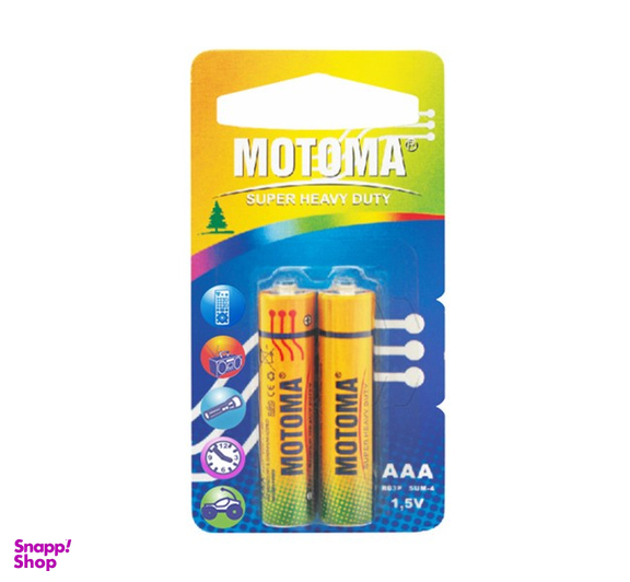 باتری نیم قلمی motoma بسته 2 عددی