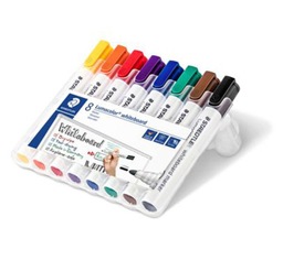 ماژیک وایت برد استدلر (Staedtler) مدل 351 بسته 8 رنگ