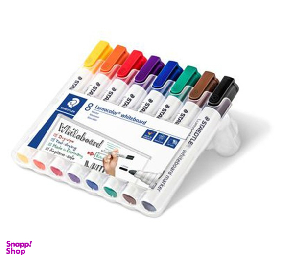 ماژیک وایت برد استدلر (Staedtler) مدل 351 بسته 8 رنگ