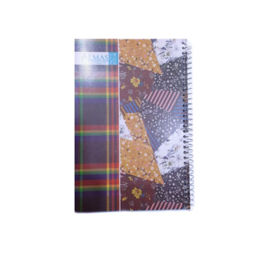 دفتر سیمی 100 برگ الماس طرح چهل تکه