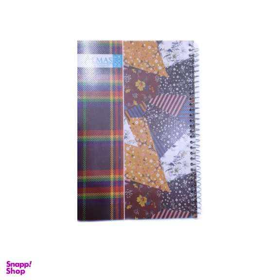 دفتر سیمی 100 برگ الماس طرح چهل تکه