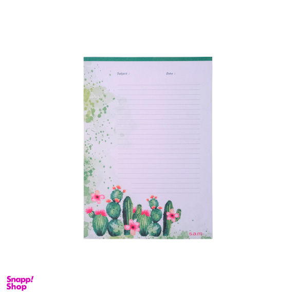 کاغذ یادداشت یادآور سم (S.A.M) مدل ته چسب سایز A4 طرح 188
