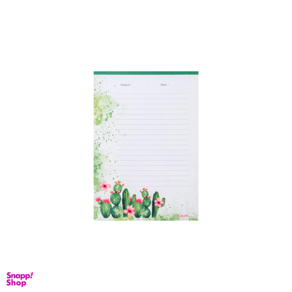 کاغذ یادداشت یادآور سم (S.A.M) مدل ته چسب سایز A5 طرح 192