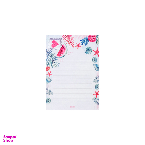 کاغذ یادداشت یادآور سم (S.A.M) مدل ته چسب سایز A5 طرح 194