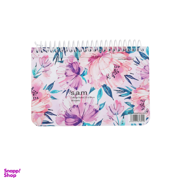 دفتر یادداشت سم (S.A.M) مدل با پرفراژ 10*15 سیم از 15 طرح 715