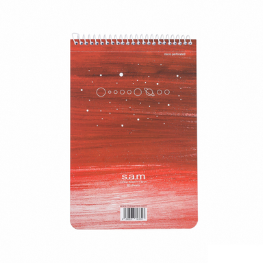 دفتر یادداشت سم (S.A.M) مدل با پرفراژ 22*15 طرح سیاره ها