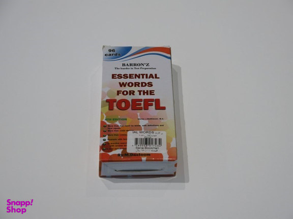 فلش کارت ESSENTIAL WORDS FOR THE TOEFL اثر جمعی از نویسندگان انتشارات کلبه زبان