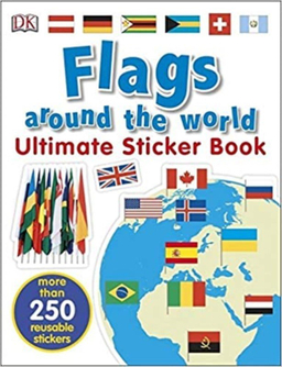 کتاب Flags Around World Ultimate Sticker Book اثر DK انتشارات Penguin