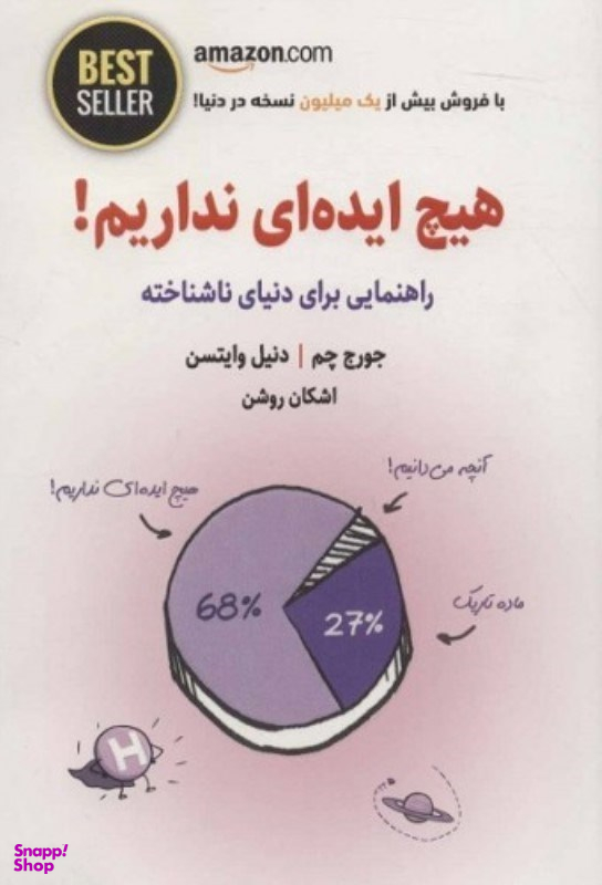 کتاب هیچ ایده ای نداریم اثر جورج چم دنیل وایتسن انتشارات ذهن آویز