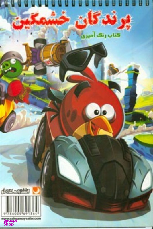 کتاب رنگ آمیزی پرندگان خشمگین اثر فاطمه انصاری انتشارات مه در