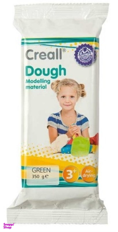 خمیر بازی کریل (Creall) مدل Dough رنگ سبز کد 26502 حجم 350 گرم