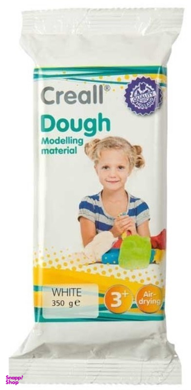 خمیر بازی کریل (Creall) مدل Dough رنگ سفید کد 26505 حجم 350 گرم
