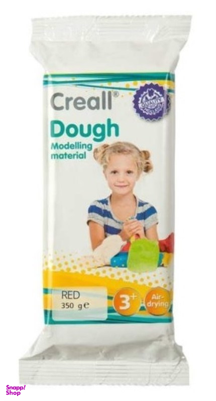 خمیر بازی کریل (Creall) مدل Dough رنگ قرمز کد 26501 حجم 350 گرم
