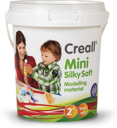 خمیر بازی کریل (Creall) پنج رنگ فوق نرم رنگ اصلی کد 25900 حجم 350 گرمی