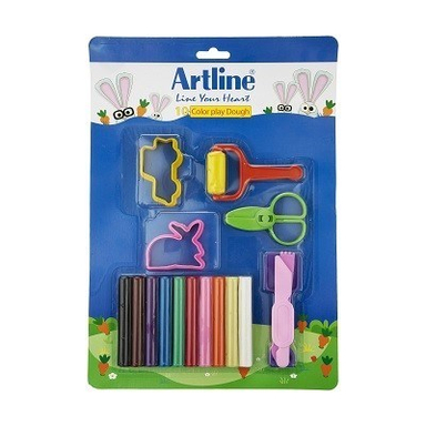 خمیر بازی آرت لاین (Art Line) با ابزار مدل 800BL10 بسته 10 رنگ